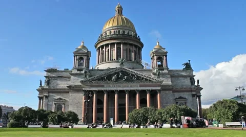 Saint Isaac's Cathedral Video stock 8830217
