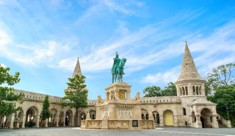Saint Istvan monument Stock Photos