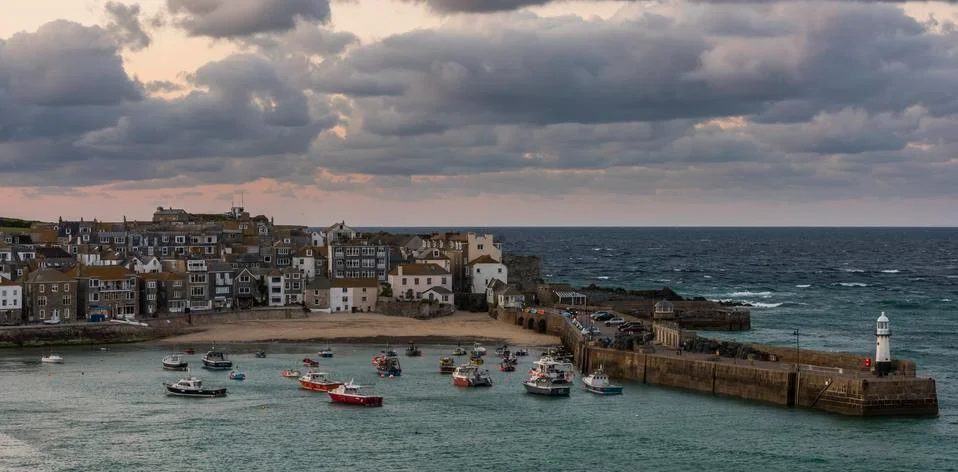 Saint Ives Clouds Evening Stock Photos