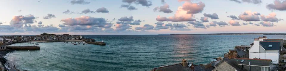 Saint Ives Clouds Sunset Stock Photos