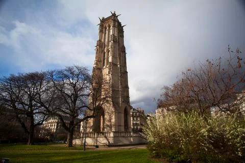 The Saint-Jacques tower Stock-Fotos