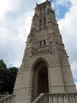 Saint Jacques tower Stock Photos