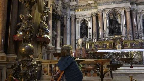 Saint Januarius Cathedral Naples Stock Footage 158215842
