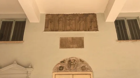 Saint John Cathedral back door Tilt Shot Stock Footage 99859145