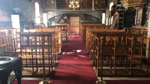 Saint John Cathedral interior Shot Stock Footage 99862060