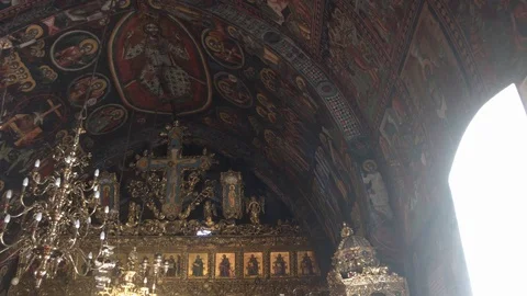 Saint John Cathedral Tilt Shot, Nicosia Video stock 99862011
