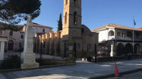 Saint John Cathedral Wide Angle Tilt Shot Stock Footage 100156401
