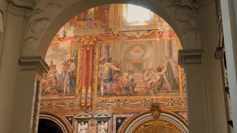 Saint John Lateran Interior 17 Stock Footage 336023231
