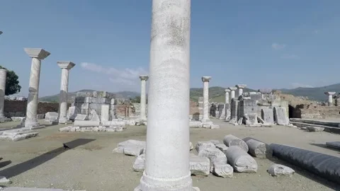 Saint John's Basilica columns Stock Footage 146169288