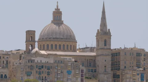 Saint John's Cathedral in Valletta Malta Stock Footage 65238696
