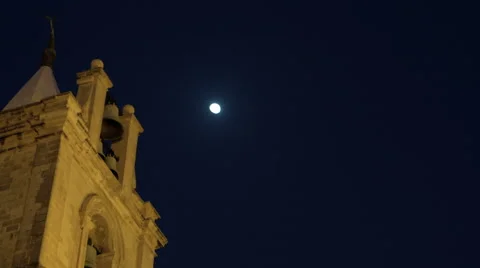 Saint John's Cathedral in Valletta Malta at night Stock Footage 65399715