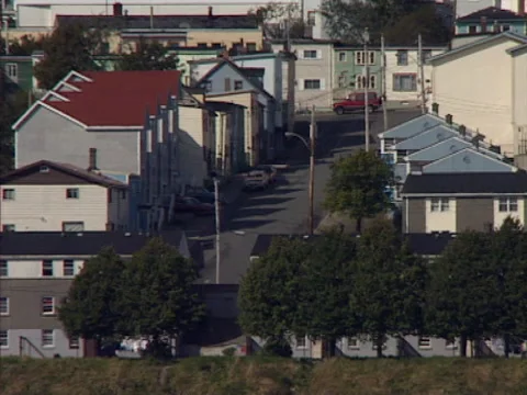 Saint John's a residential urban agglomeration Stock Footage 142126207
