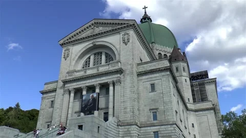 Saint Joseph's Oratory of Mount Royal, Montreal. Stock Footage 145501129