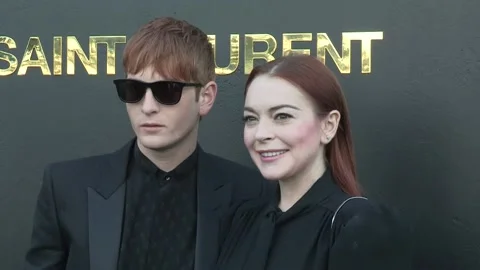 Saint Laurent Spring Summer 2019 Fashion Show Photocall, Paris - 25 Sep 2018 Stock Footage 205437726