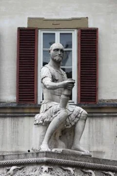 Saint Lawrence square in Florence Stock Photos