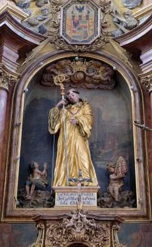 Saint Leonard of Noblac Stock Photos
