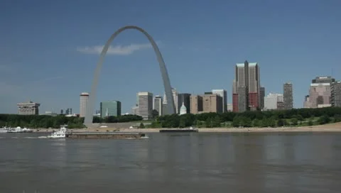 Saint Louis arch Stock Footage 11016995