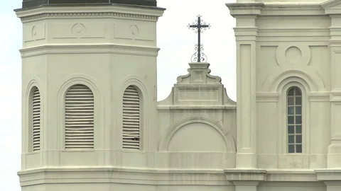 Saint Louis cathedral Stock Footage 84510266