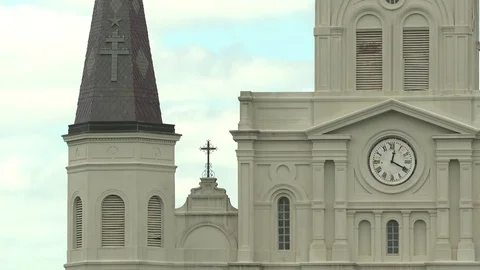 Saint Louis cathedral Video stock 84510283