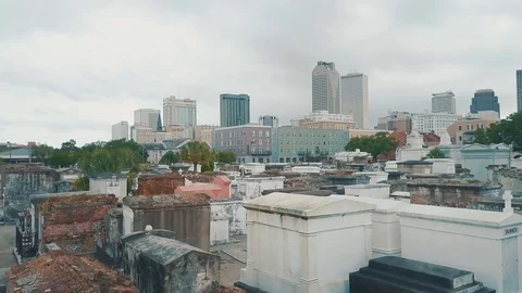 Saint Louis Cemetery New Orleans Stock Footage