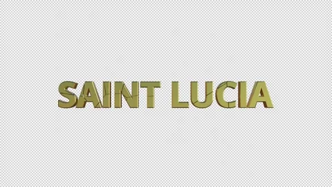SAINT LUCIA Stock Footage 307982075