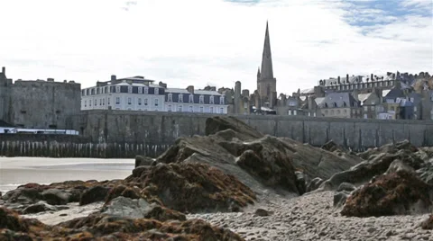 Saint Malo Stock Footage 34554554