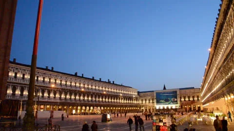 Saint marco square (venice) Stock Footage 22709208