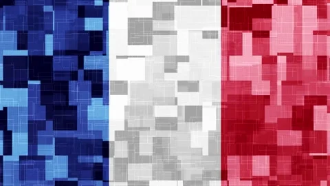 Saint Martin flag wallpaper technology background aimation Stock Footage 262773015