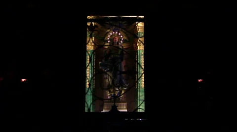 Saint mary dolly Stock Footage 45531395