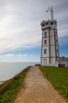 Saint-Mathieu lighthouse is a lighthouse located  in Plougonvelin,Brittany Stock Photos