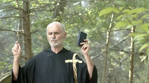 Saint Methodius. Man. 動画素材 160932626