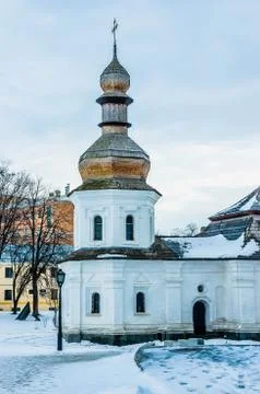 Saint michael monastery in kiev Stockfoto's