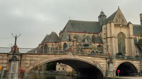 Saint Michaels Bridge 3 Video stock 325041754