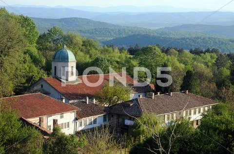 Saint Nicholas Convent in Arbanasi final.jpg Stock Photos