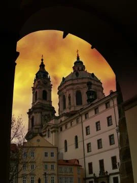 Saint Nicholas at Sunset Stock Photos