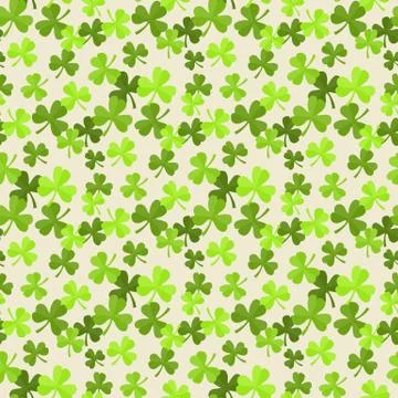 Saint Paticks Day pattern Stock Illustration