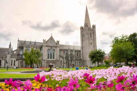 Saint patrick cathedral in dublin Stock Photos