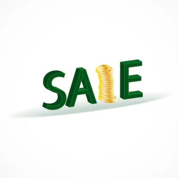 Saint Patrick sale banner Stock Illustration