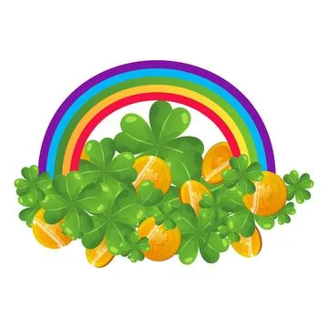 Saint patrick wearing green robe holding shamrock with celtic background il.. Stock Illustration