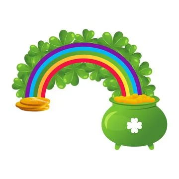 Saint patrick wearing green robe holding shamrock with celtic background il.. Illustration