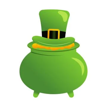 Saint patrick wearing green robe holding shamrock with celtic background il.. Stock Illustration
