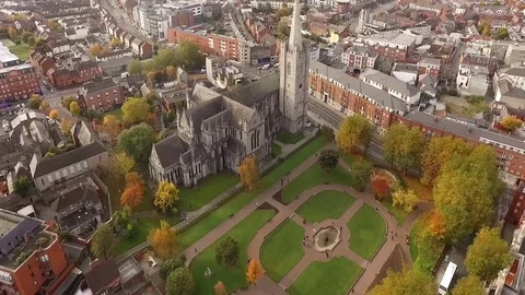 Saint Patrick's Cathedral, Dublin Stock Footage 78868356