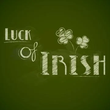 Saint Patricks Day Background Stock Illustration