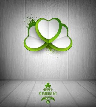 Saint Patrick's Day Background Stock Illustration