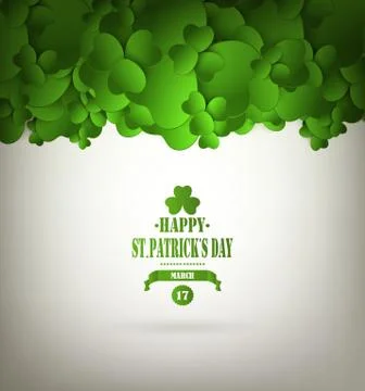 Saint Patrick's Day Background Stock Illustration