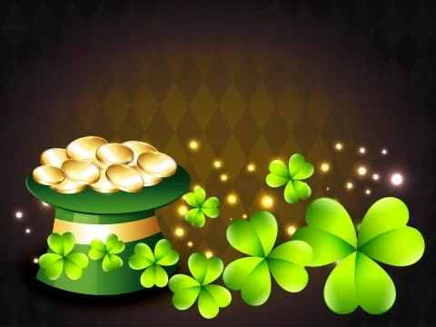 Saint patrick's day background Stock Illustration