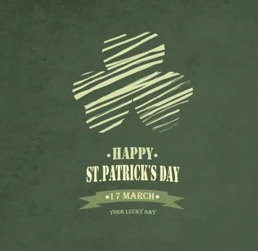 Saint Patrick's Day Background Stock Illustration