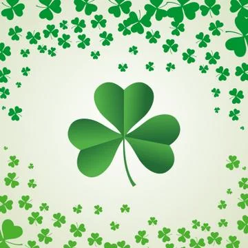 Saint Patrick's Day Background Stock Illustration