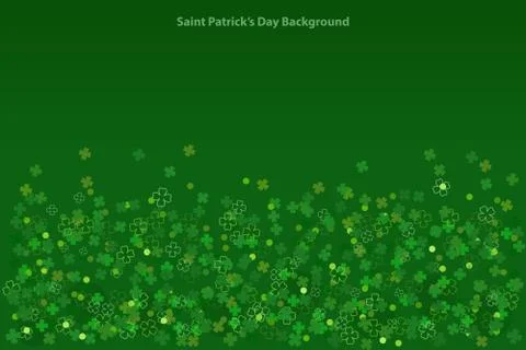 Saint Patricks Day background Stock Illustration