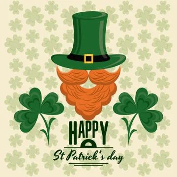 Saint patricks day card Stock Illustration